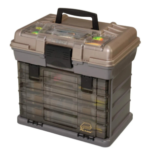 Plano Guide Series Stow Away 4-By Rack System Tackle Box, Holds 4 3700 Utility Tackle Boxes, Adaptable Fishing Box